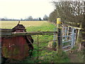 Kissing gate and footpath