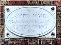 Joseph Wood Memorial Plaque