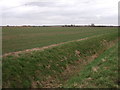 Dry drain and farmland