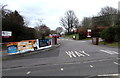 Way in to Radyr Comprehensive School, Cardiff