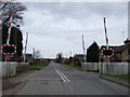 Level crossing on Station Road, Beckingham