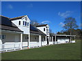 The two pavilions at the Corbridge Cricket Club