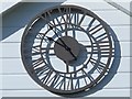 Clock on one of the pavilions at the Corbridge Cricket Club