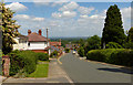 Looking down Cowleigh Bank in Malvern