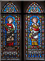 St John the Evangelist, Glenthorne Road, Hammersmith - Stained glass window