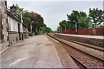 SD3975 : Kents Bank railway station by Jonathan Hutchins