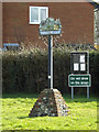 TM0276 : Hinderclay Village Sign by Geographer
