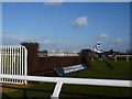 TF9228 : The final fence for jockey A P McCoy at Fakenham by Richard Humphrey