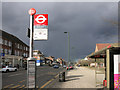 Dark Clouds over the Bus Stop