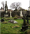 NW corner of the churchyard,  Danescourt, Cardiff