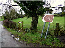 H4869 : WF Marshall Trail sign, Edenderry by Kenneth  Allen