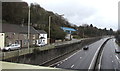 Two parallel A roads in Pontypridd