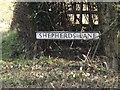 Shepherds Lane sign