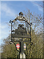 Thwaite village sign (detail)