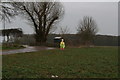 Sexy scarecrow next to Manor Farm, Faldingworth