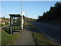 Bus stop and shelter on Gateford Road (B6041)