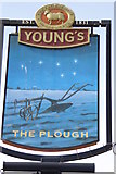 TQ1153 : Sign at "The Plough" by Shazz