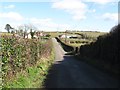 Farm house and outbuildings on either side of Drumanaghan Road