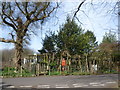 Looking across North Folly Road