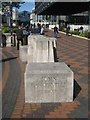 SP0686 : Memorial to John Baskerville, letter-founder, Centenary Square, Birmingham by Robin Stott