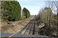 Looking east on railway line