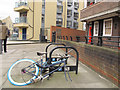 Vandalised bicycle, Webber Street