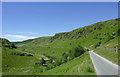 SN8453 : Mountain road in Cwm Irfon, Powys by Roger  Kidd