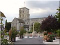 War memorial and St Mary