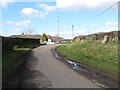 Bend near the western end of School Road