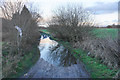 Flooded track near Wincham