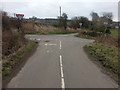 Crossroads east of Salmonswell Farm