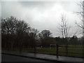 Football pitch by the A25, Brasted