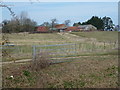 Farm buildings near Testerton Hall east of Colkirk