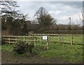 Diverted footpath near Nantwich