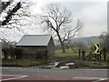 Muddy field entrance, south side of the Ilkley Road