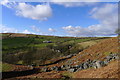 Hole Bottom Farm and High Garnshaw House from Scale Haw