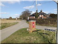 TM2283 : Cross Road & Crossroads Victorian Postbox by Geographer