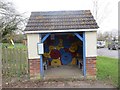 Bus shelter in Upton