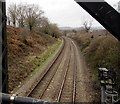 City Line north from Danescourt towards Radyr, Cardiff