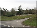 Brae Road at its junction with the A24