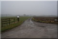 Farm track to Cleaving Grange