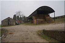 SE8349 : Barns at Wold Farm by Ian S