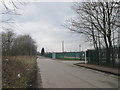 Lane alongside Bolton Wastewater Treatment Works