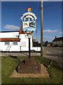 TM2281 : Needham Village sign by Geographer