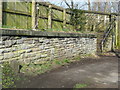 Railway boundary stone off Burbeary Road