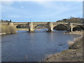 NY9864 : The River Tyne and Corbridge Bridge by Mike Quinn