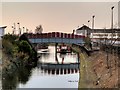 SJ8096 : Pedestrian Footbridge over the Bridgewater Canal at Old Trafford by David Dixon