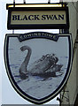 Sign for the Black Swan, Edwinstowe