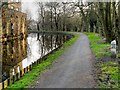 Leeds and Liverpool Canal, Passing Milepost at Whitefield