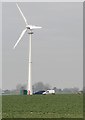 Turbine at Westfield Farm, near Beeford